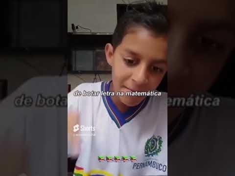 😢😢😢BOTARAM LETRA NA MATEMÁTICA #shorts