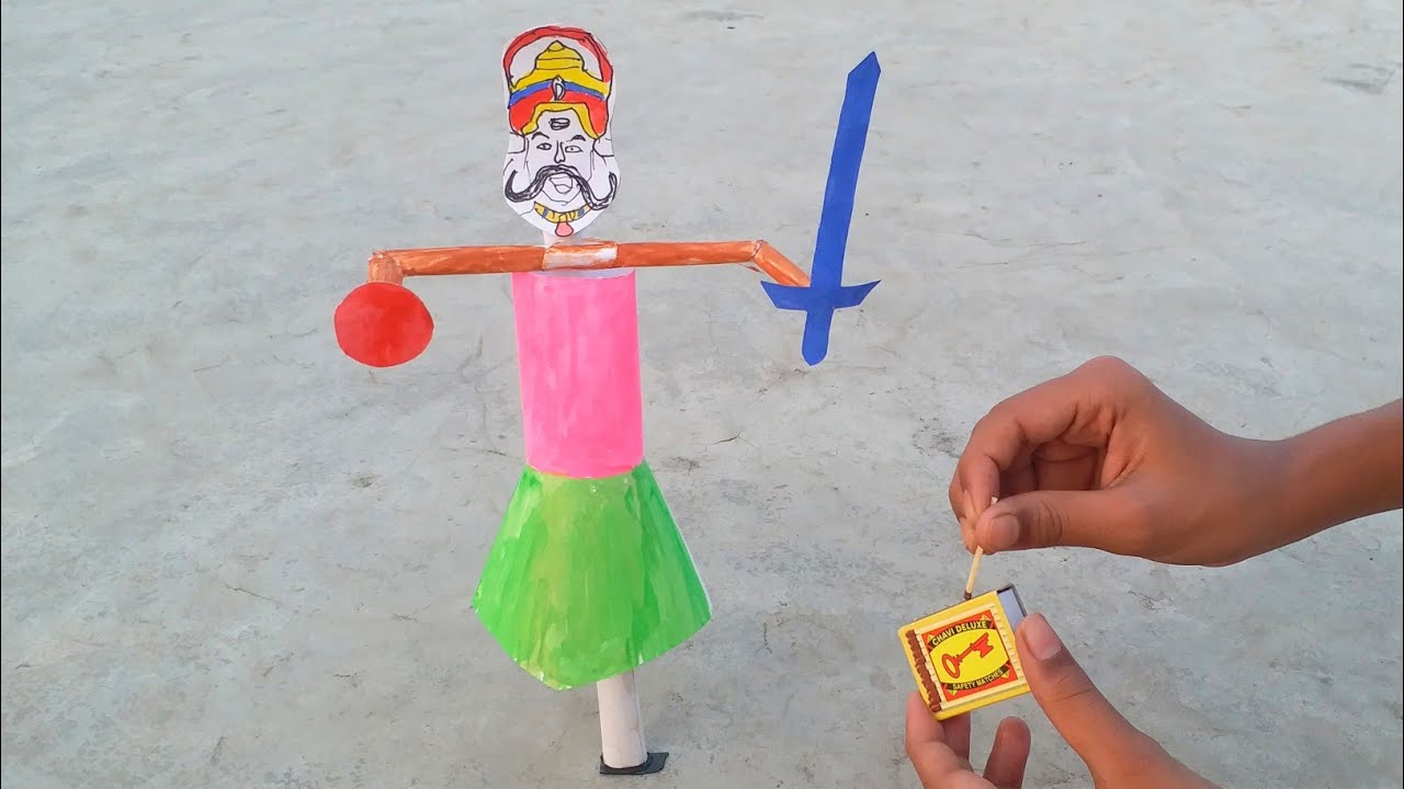 Home Ravan Dahan for Dussehra 🎆