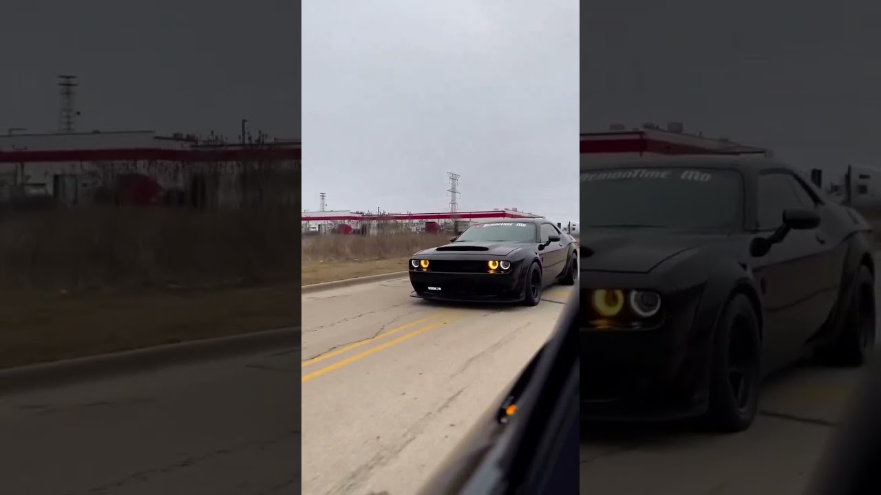 Unleash Power: The Stunning Jet Black Dodge Demon 🏁