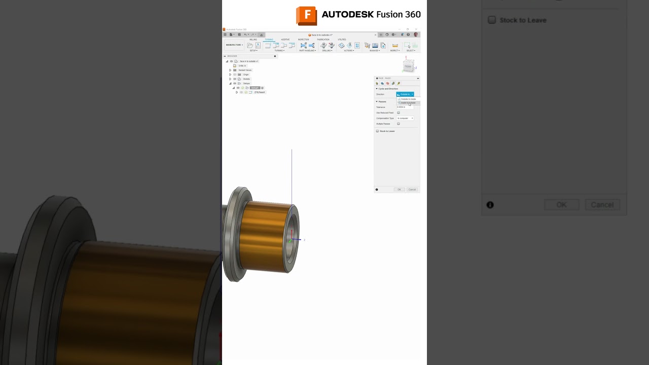 Fusion 360 Update: Enhanced Face Turning Control
