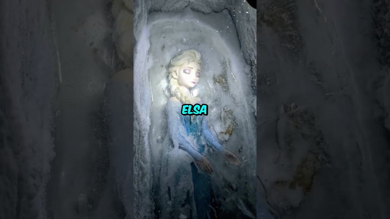 Why Are Frozen Characters Trapped in This Ice Cave? ❄️