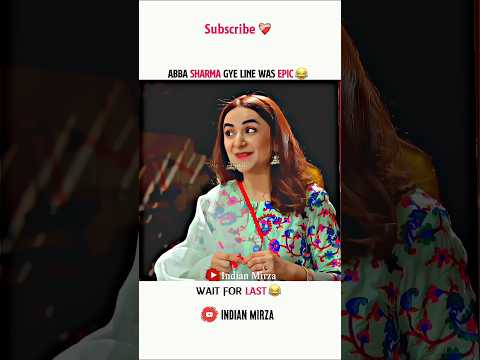 Abba Sharma Gye🤣☺️|| #pakdrama #shortsfeed #yumnazaidi #shorts #viral #trending #attitude #viral