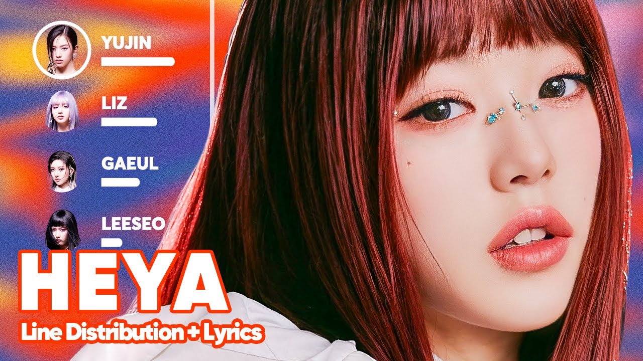 IVE - HEYA 🎤 Line Distribution & Karaoke Lyrics | Patreon Requested