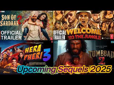 Upcoming Top 15 Bollywood Sequel Movies Release In 2025 | Most Awaited Sequel | #yt#bollywood