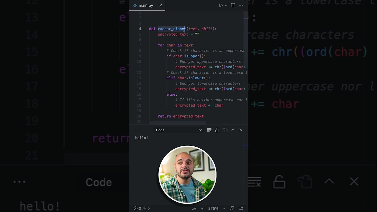 Master the Caesar Cipher: Essential Python Interview Question 🔐