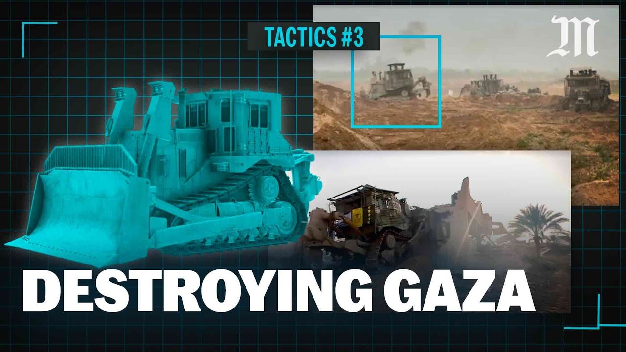How Israel uses Caterpillar bulldozers to destroy Gaza