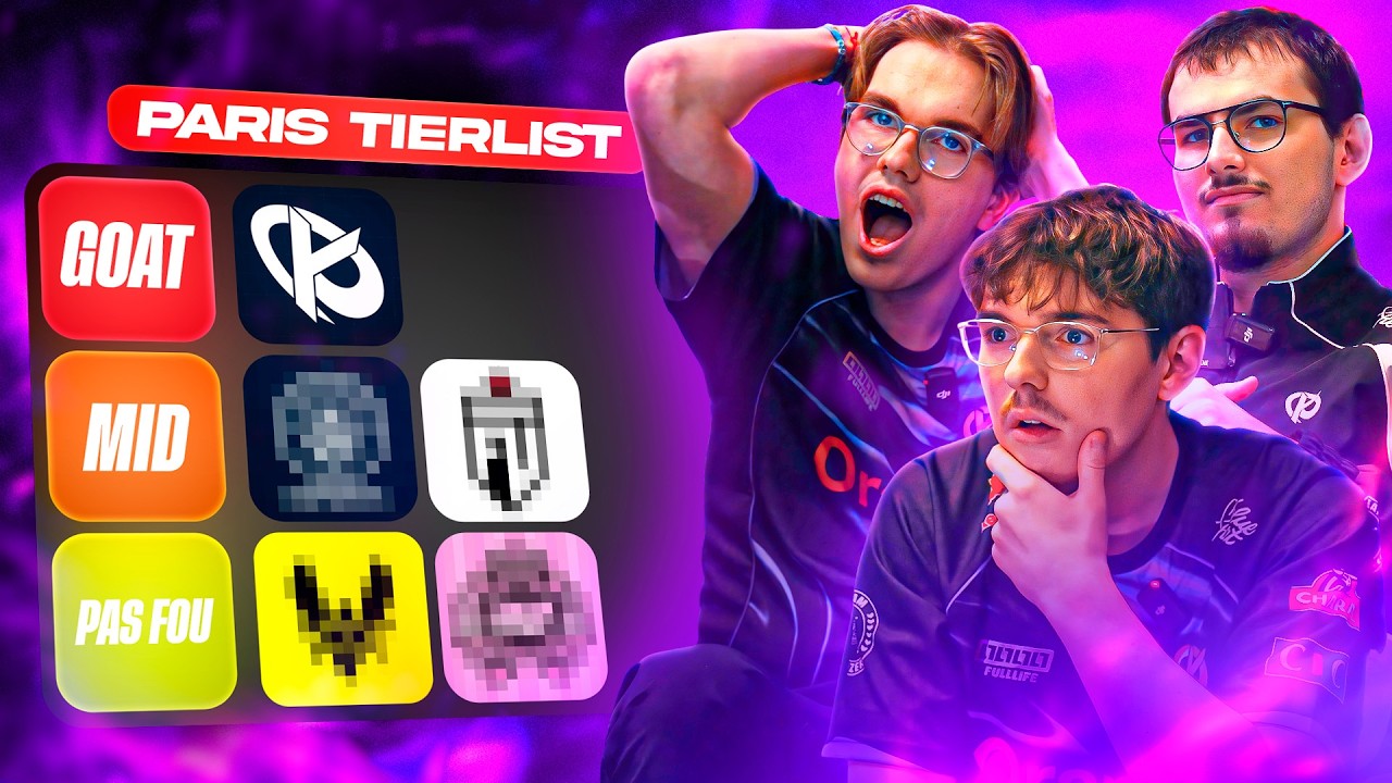 On juge les meilleures équipes de Rocket League !!! - PARIS MAJOR 2026 TIER LIST