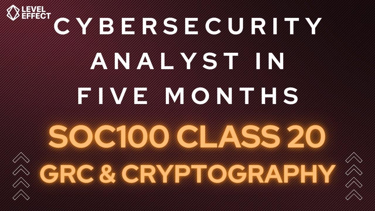SOC100 Class 20: Master Vulnerability Management & Encryption Techniques 🔐