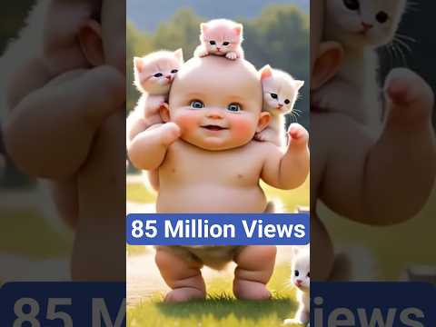 Cutest Baby Dance compilation with cute cats