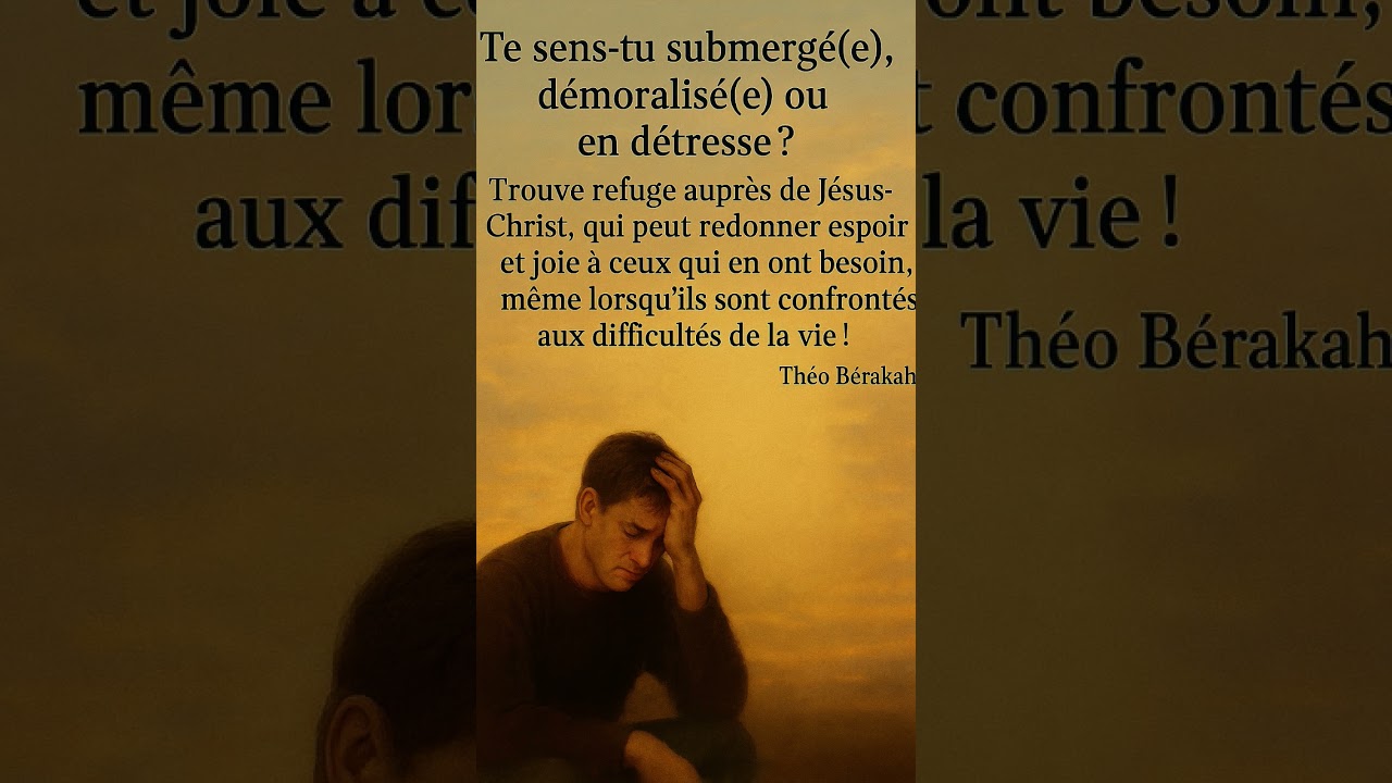Se Sentir Submergé ? Trouvez La Paix En Jésus-Christ ✝️