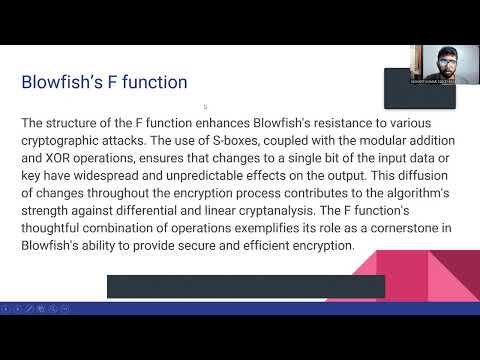 Blowfish Algorithm in Cryptography - NISHANT KUMAR 20BCE1604