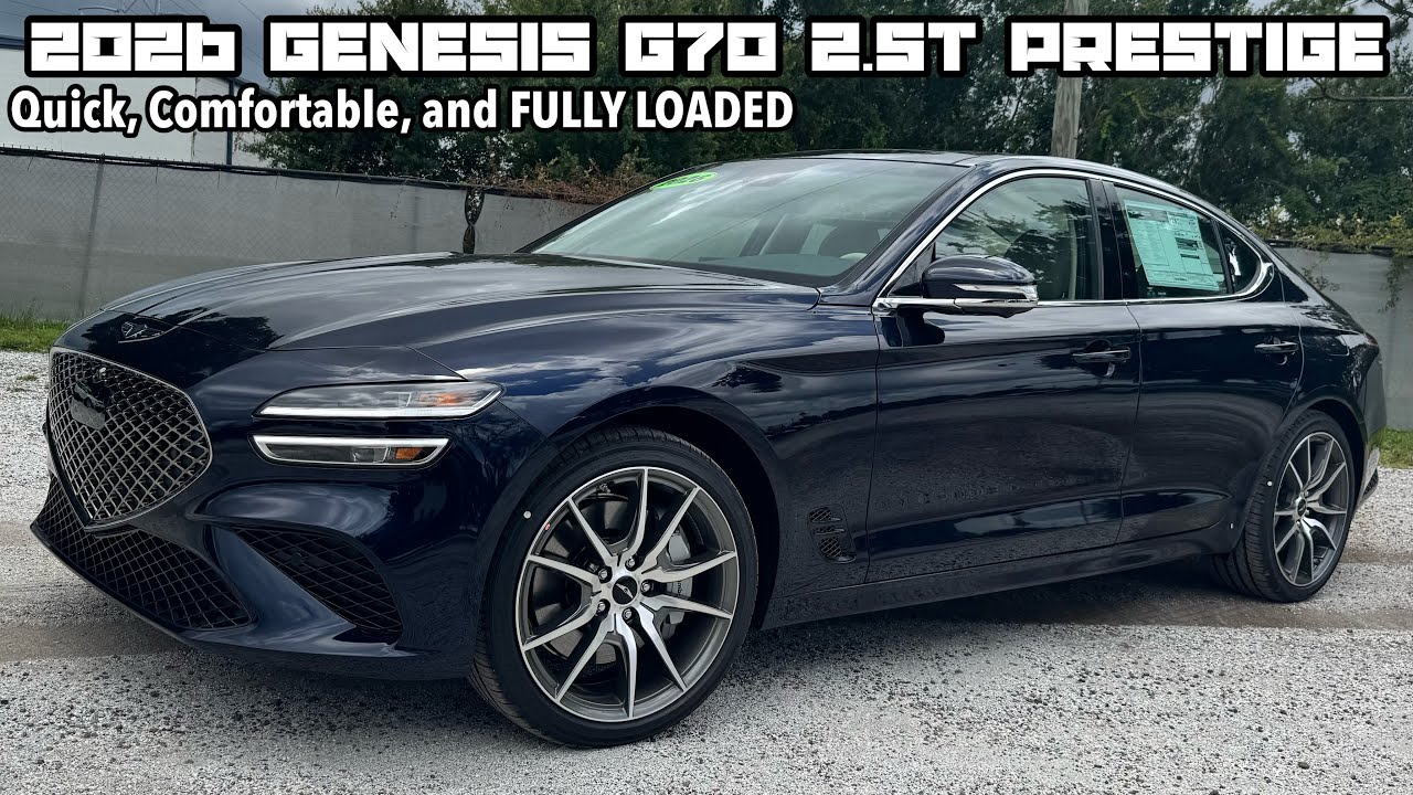 2026 Genesis G70 2.5T Prestige: TEST DRIVE+FULL REVIEW