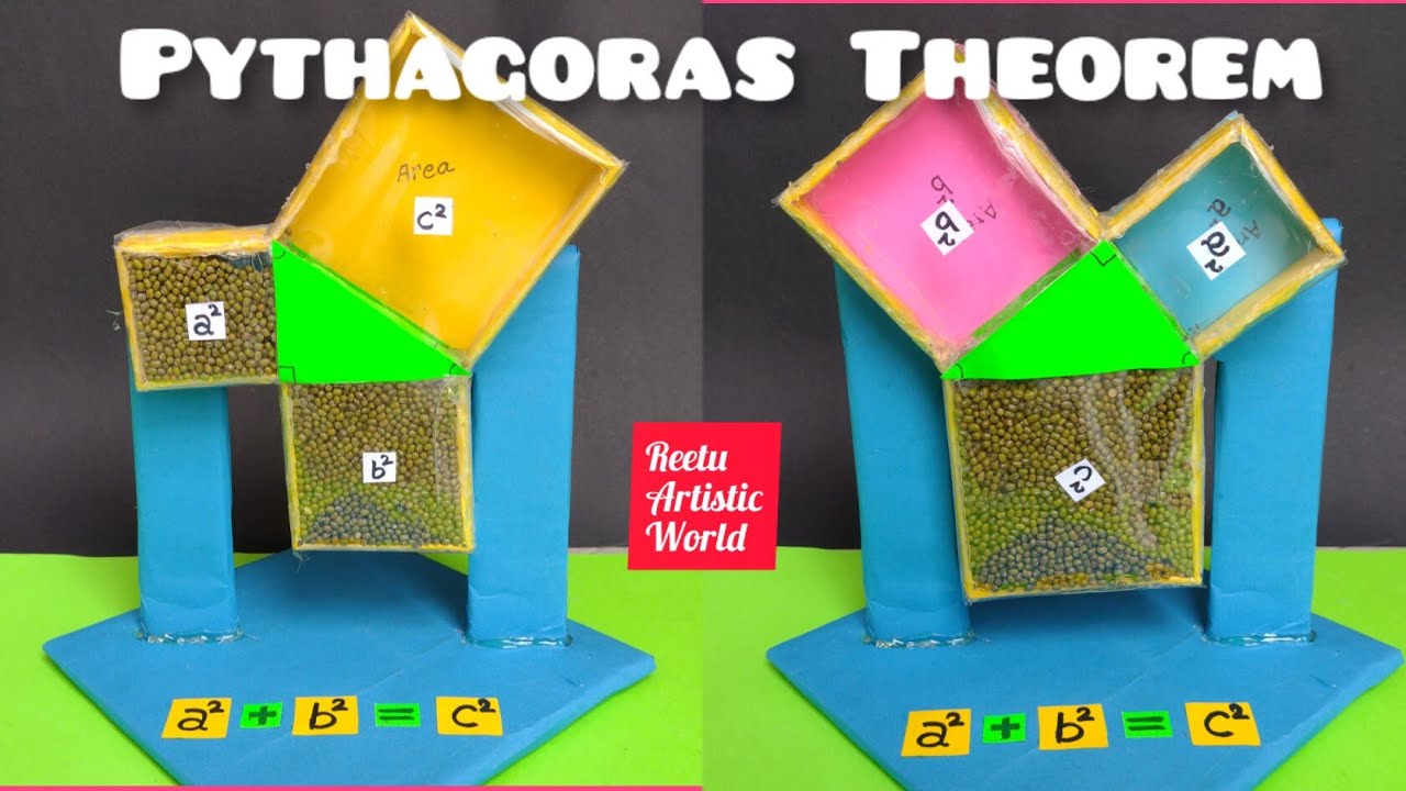 Create a Stunning Pythagoras Theorem Working Model for Class 10 🎨 | Art-Integrated Math Project