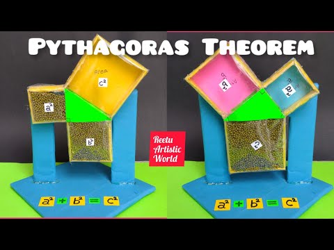 Pythagoras Theorem working model/Art Integrated Math Project / How to Make Math working Model G-10