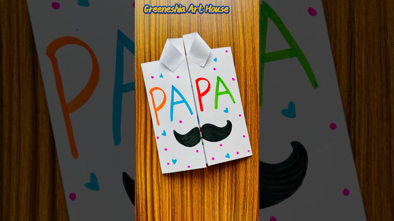 Adorable DIY Father’s Day Card Idea ❤️