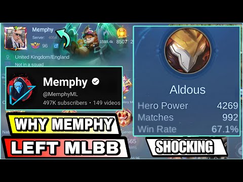 Why Memphy Left Playing Real Story ~ Mobile Legends