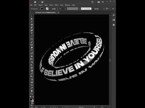 Typography Graphic Design Idea in Adobe Illustrator - Illustrator Quick Tips