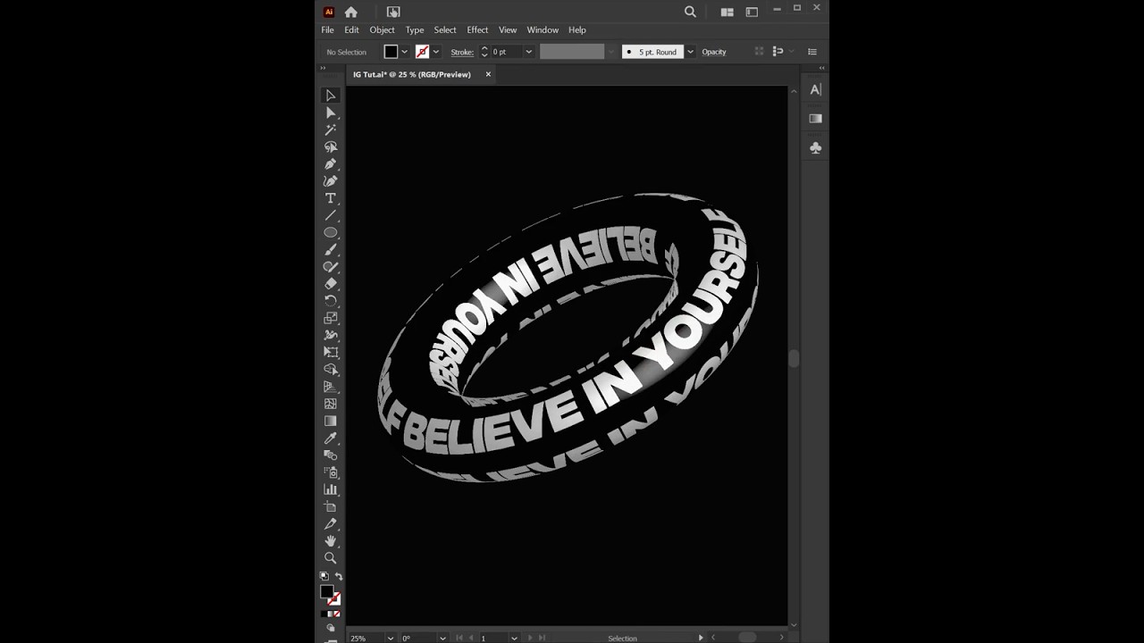 Create Stunning Typography Graphics in Adobe Illustrator ✨ | Quick Tips & Tricks