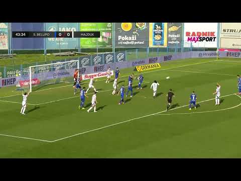 28. kolo SuperSport HNL: Slaven Belupo - Hajduk 0:1