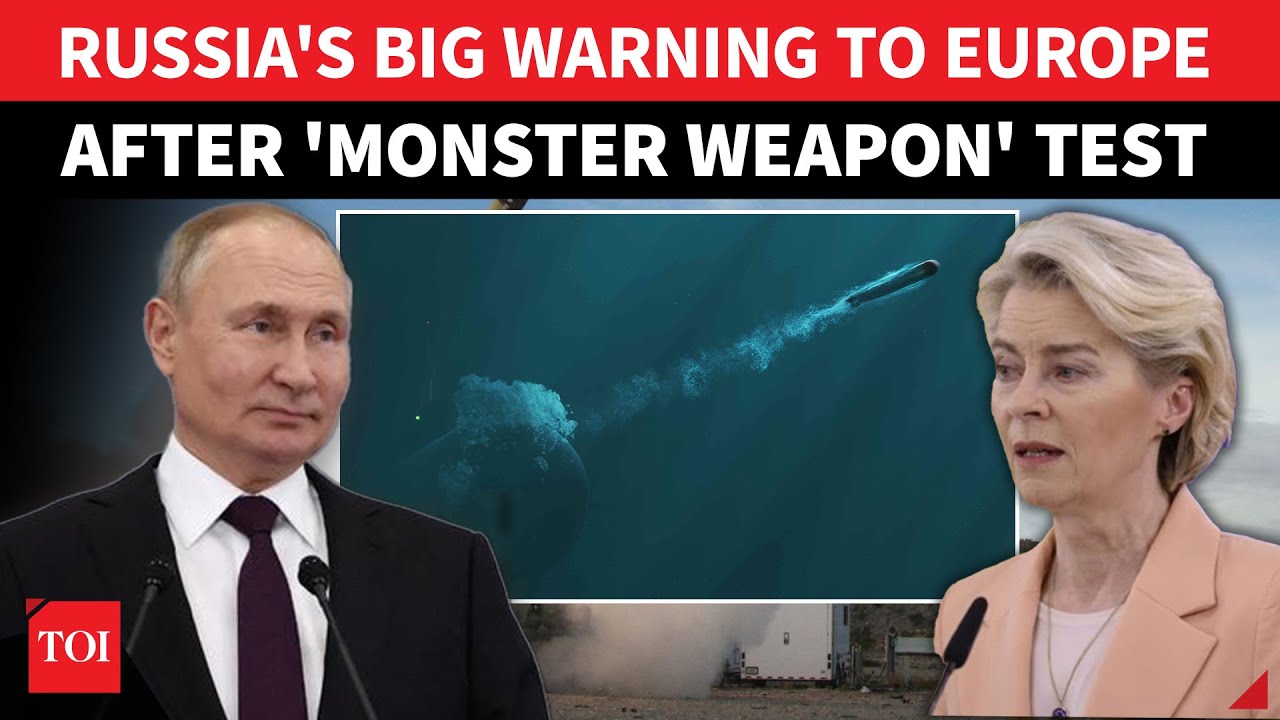 Russia’s Poseidon Nuclear Drone Test Sparks European Alarm 🚨