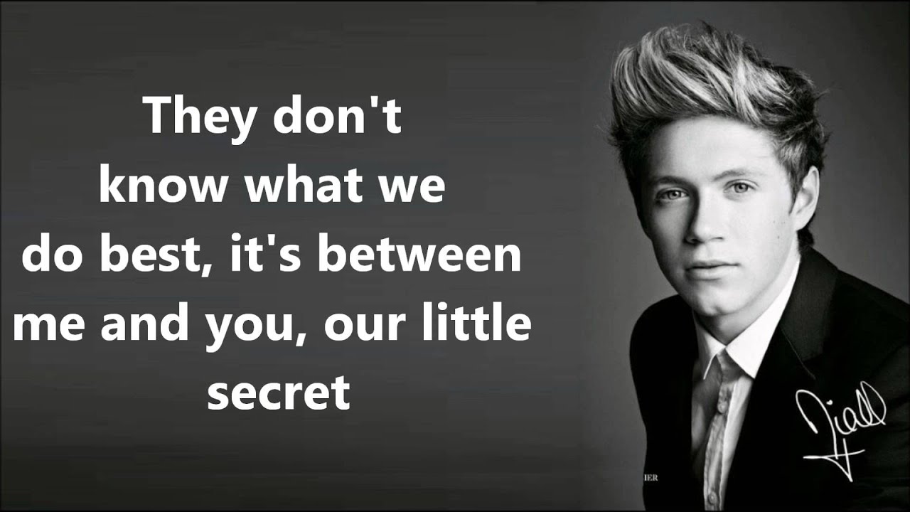 One Direction - They Don't Know About Us Lyrics & Pics