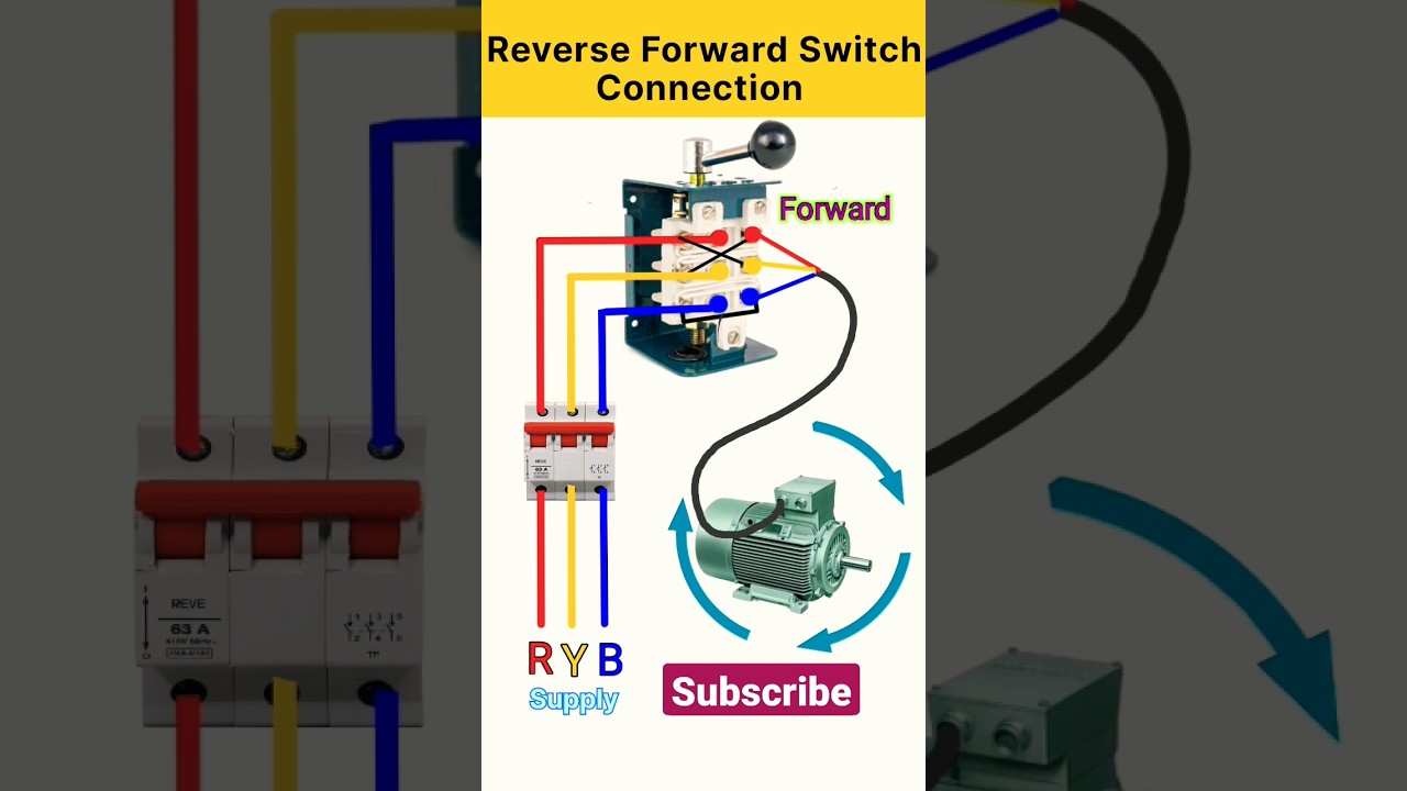 Reverse & Forward Switch Wiring Guide 🔄