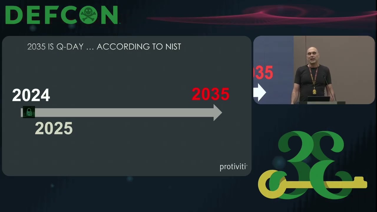 DEF CON 33: The Quantum Threat — When Will Encryption Be Cracked? 🔐