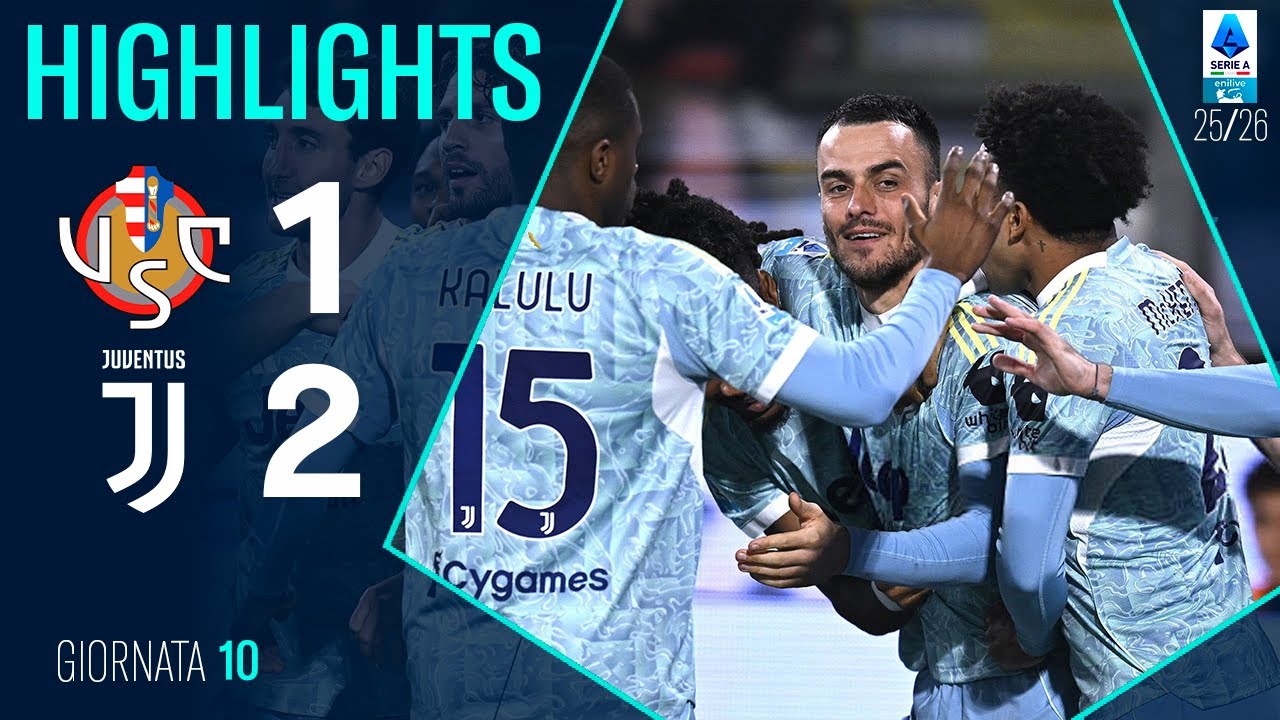 Cremonese vs Juventus 1-2 | Exciting Serie A Clash Highlights ⚽