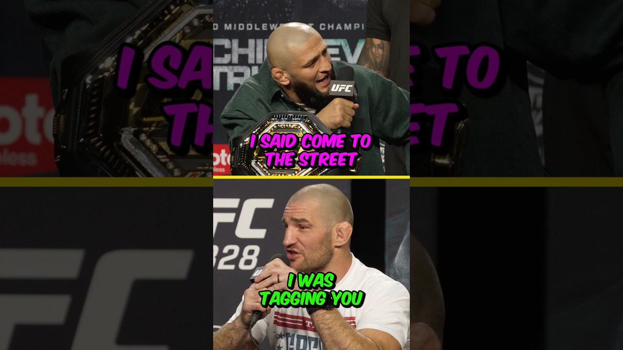 😤🥊 KHAMZAT CHIMAEV AND SEAN STRICKLAND GO OFF OVER LEAKED SPARRING FOOTAGE (UFC 328)