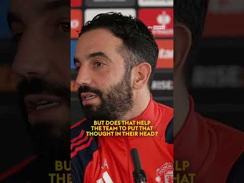 Ruben Amorim correcting reporters who claimed he said he was nervous for Manchester United 💬