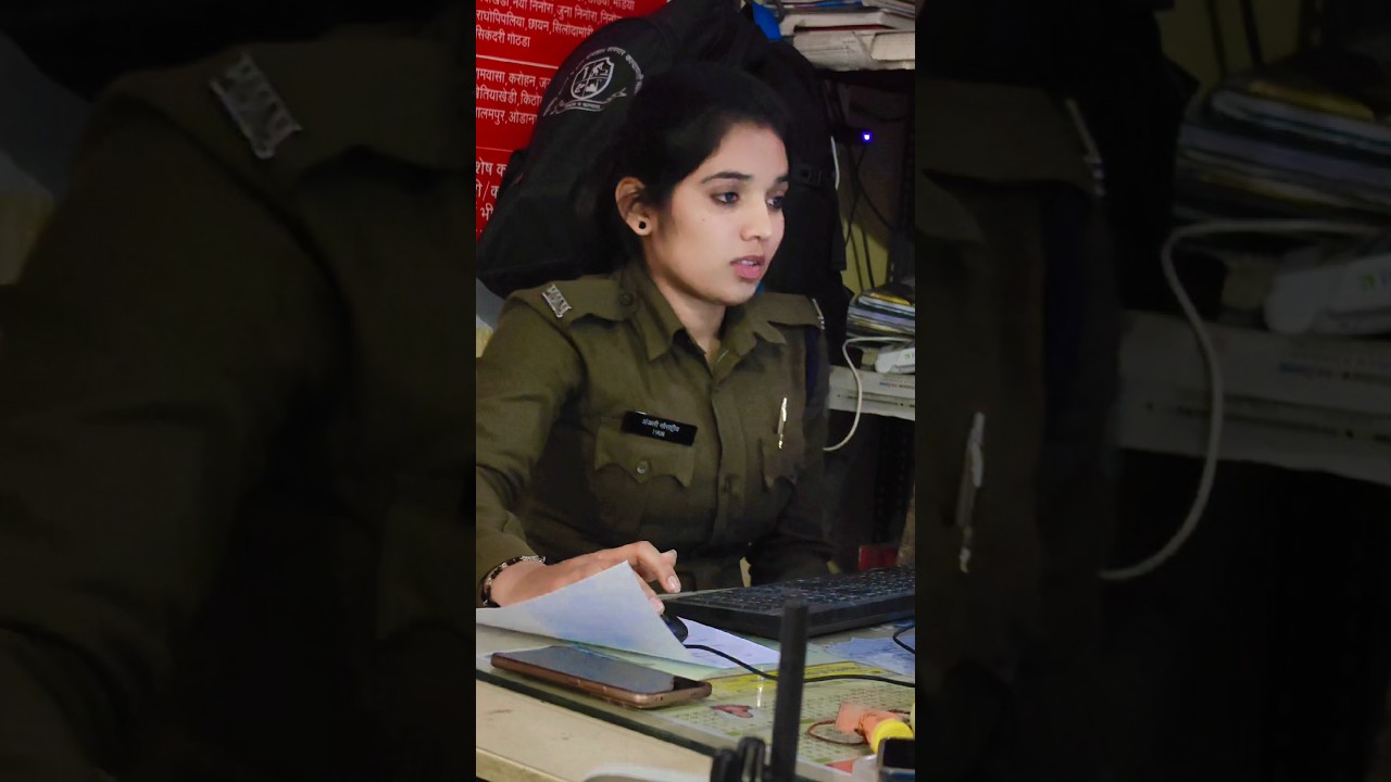 Watch Anjali's Latest Police-Inspired Reel! 🚓 #UPSI #PoliceUpdate
