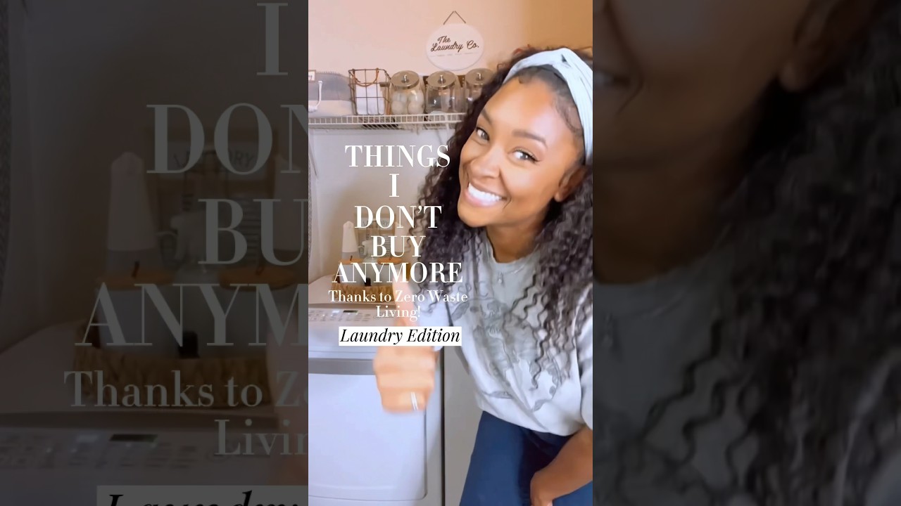 What I No Longer Buy for Eco-Friendly Laundry 🌱