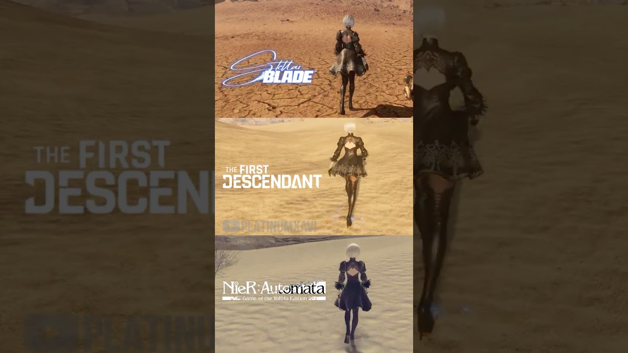 2B's Outfit Showdown: Stellar Blade, TFD & NieR 🤖