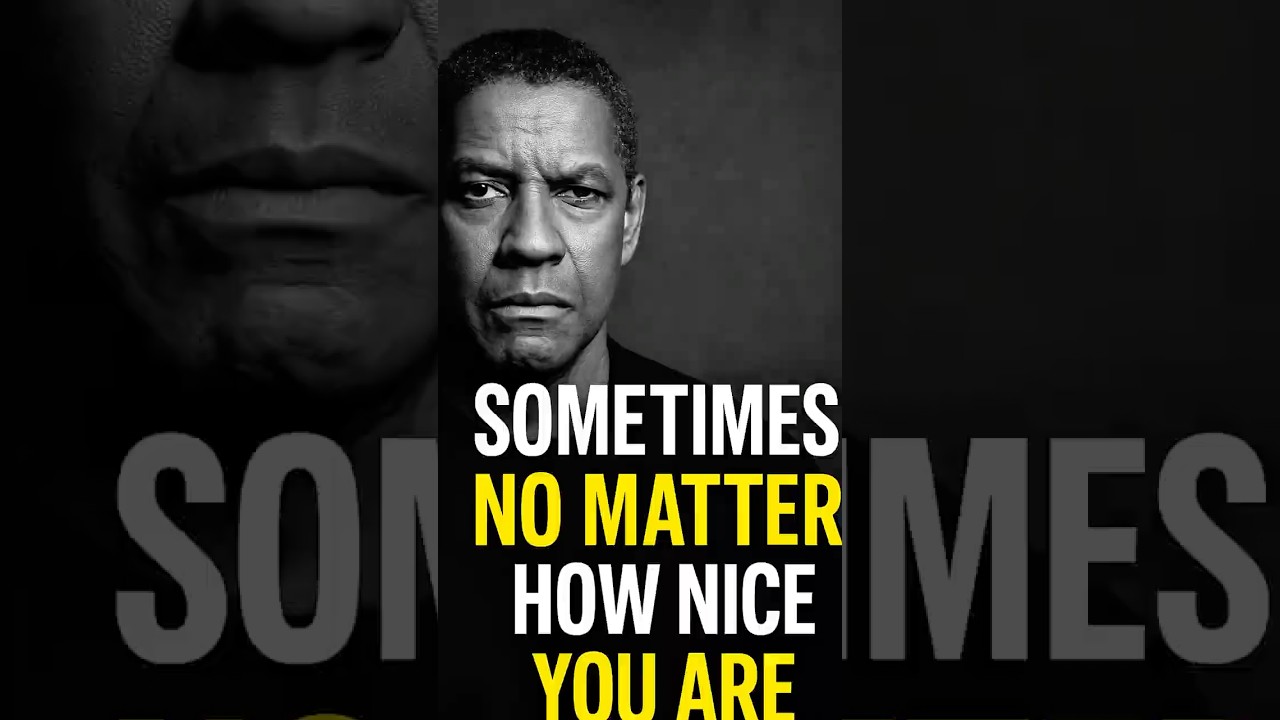Denzel Washington on Trying & Facing the Wrong People