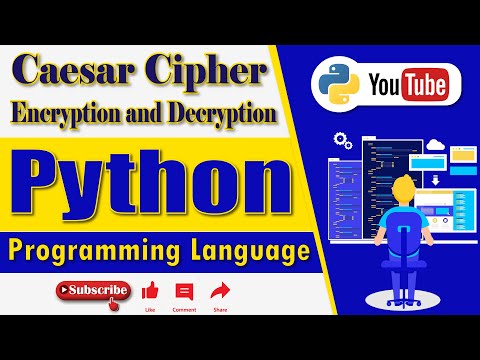 Caesar Cipher Encryption and Decryption in Python(Hindi) | Python for Beginners in Hindi | #YouTube