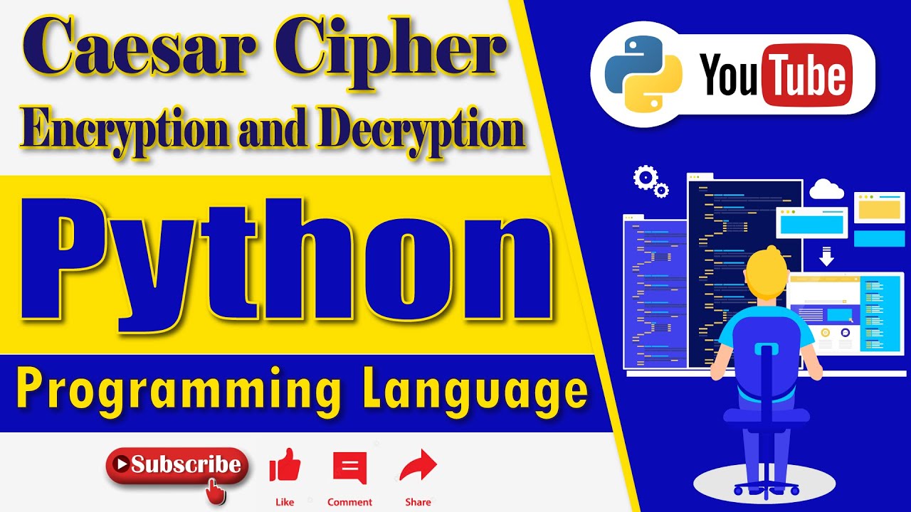 Python में Caesar Cipher: आसान एन्क्रिप्शन और डिक्रिप्शन ट्यूटोरियल (हिंदी) 🔐