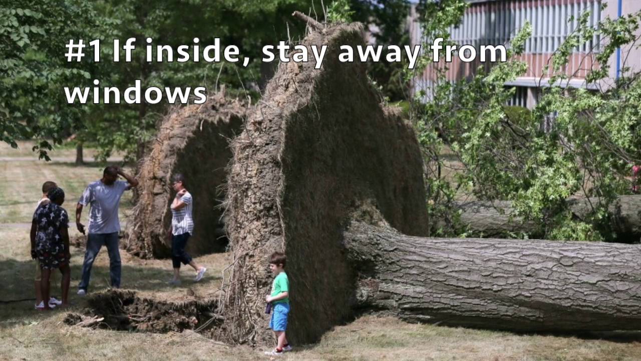 Guidelines for Actions During a Severe Thunderstorm Warning