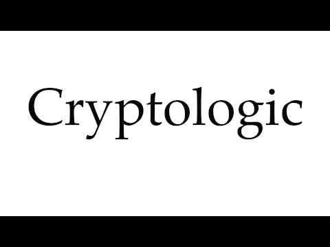How to Pronounce Cryptologic
