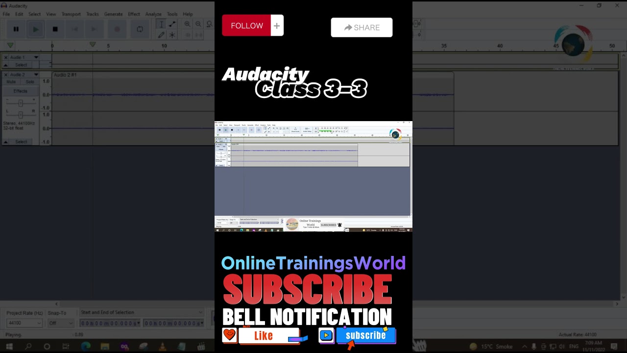 Master the Audacity Selection Draw Envelope Tool – No Breaks! 🎧