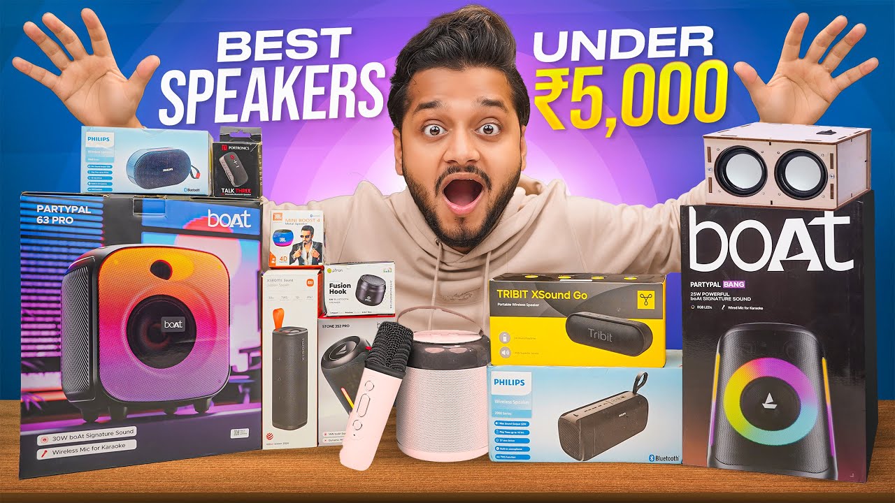 Best Speakers Under ₹5000 in India 🔊