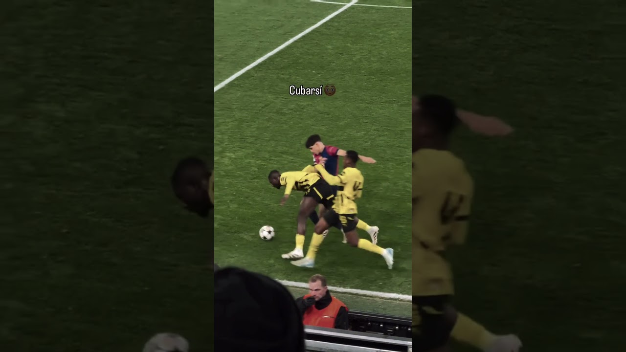 Pau Cubarsi vs Dortmund: Intense Match 🤯