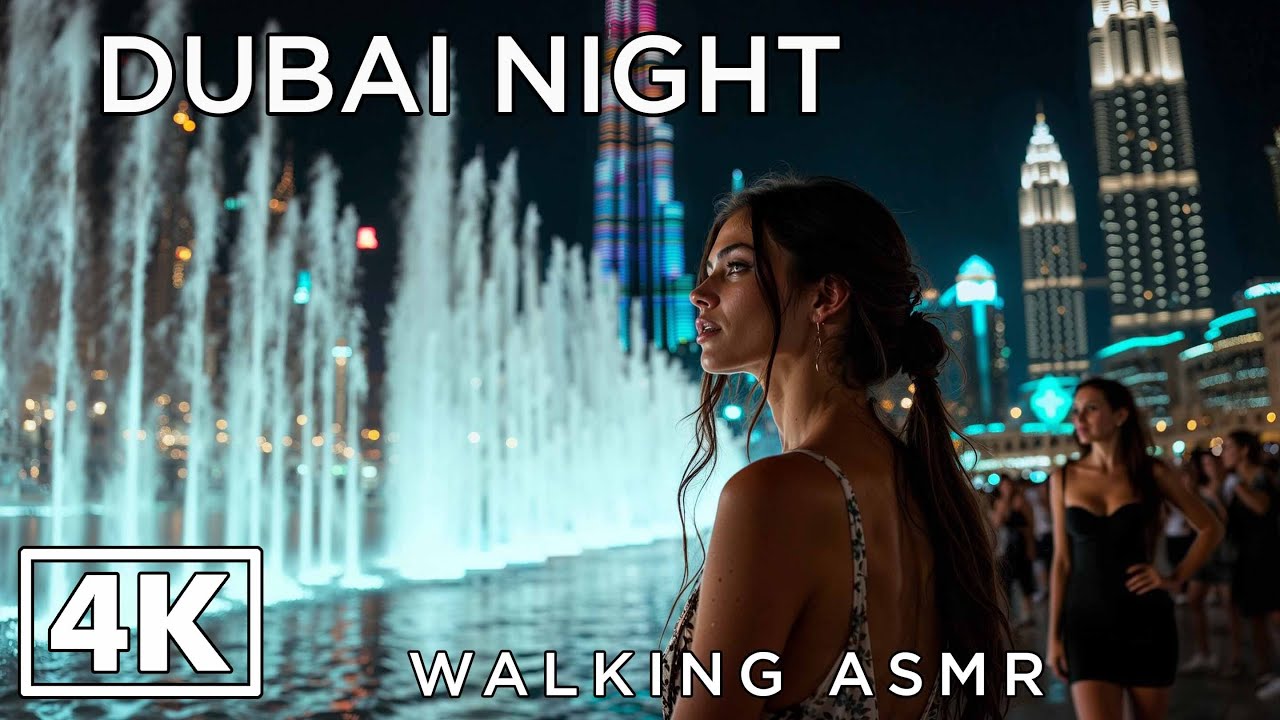 Dubai 2025: Downtown City Center Walking Tour in 4K