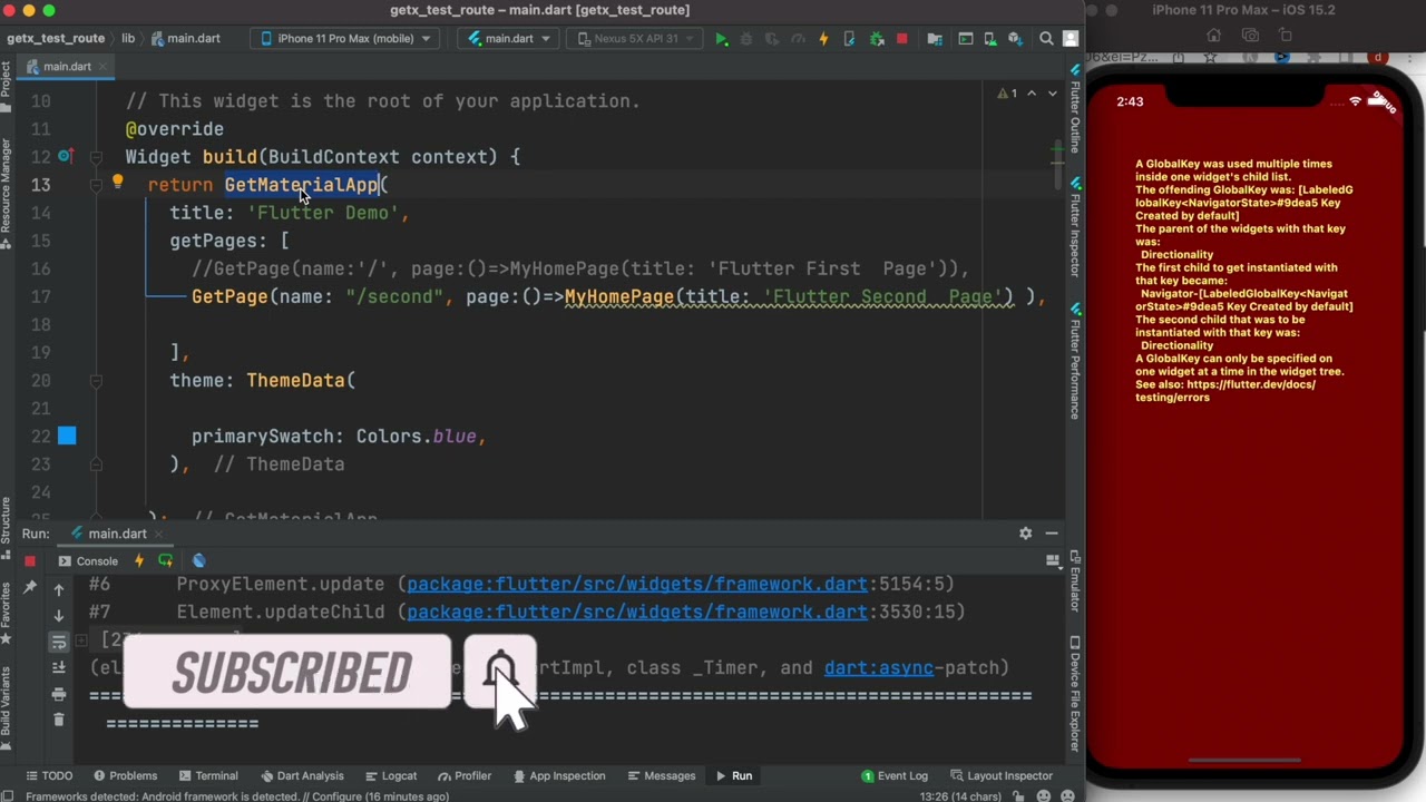 Handling Multiple Uses of GlobalKey in Flutter Widget Tree