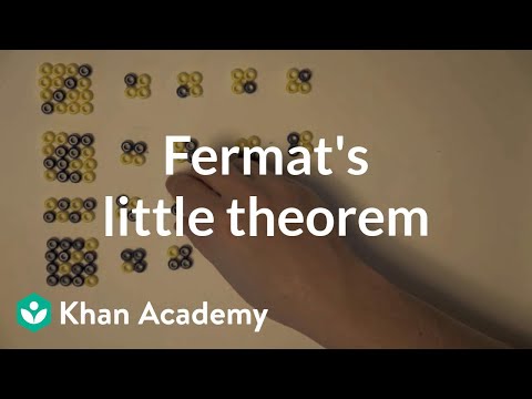 Fermat's little theorem | Journey into cryptography | Computer Science | Khan Academy