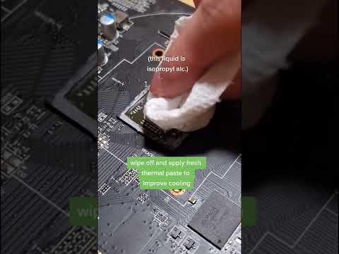 how to fix an overheating GPU #shorts