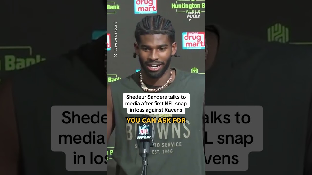 Shedeur Sanders Smiles Post-Ravens Loss 😊