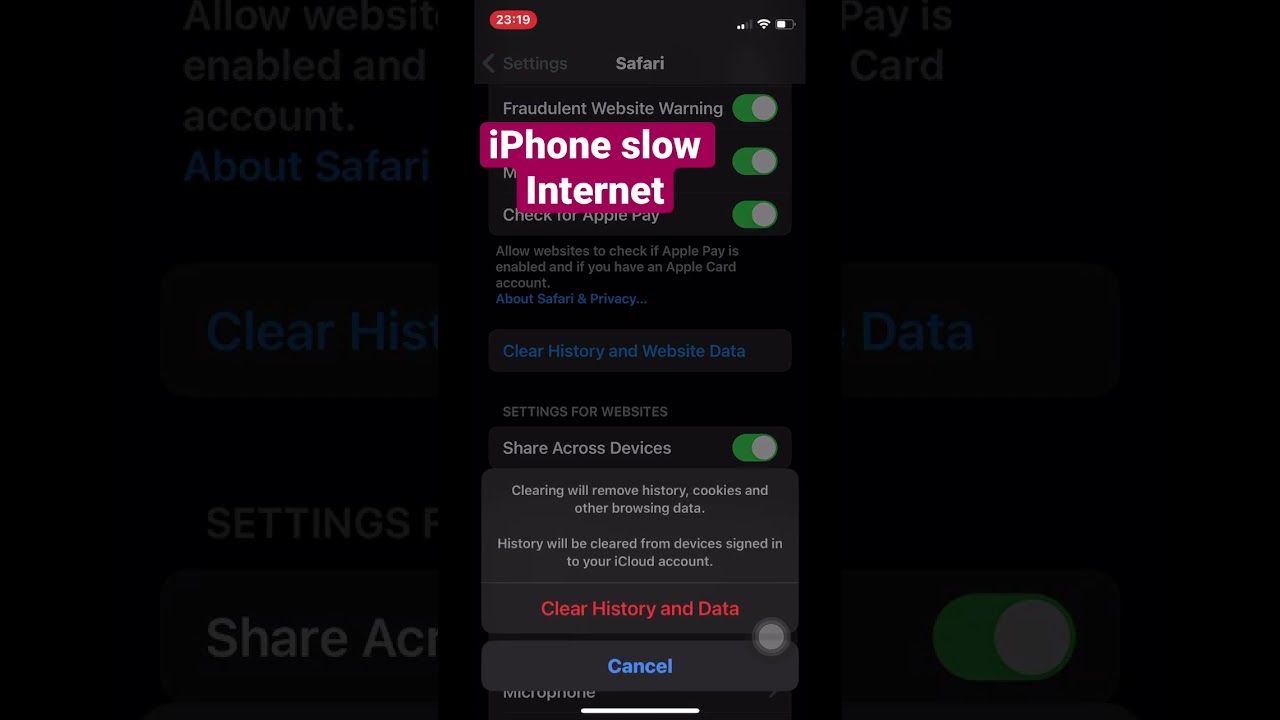 Fix Slow Internet on iPhone 📱