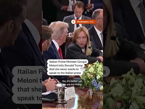 Meloni says she 'never' wants to speak with Italian press