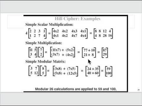 Hill Ciphers, and Cipher Construction using Permutation