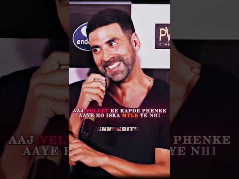 Akshay's humour is hilarious 💀🔥 || #akshaykumar #srk #comedy #bollywood #viralvideo
